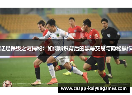 辽足保级之谜揭秘：如何辨识背后的黑幕交易与隐秘操作